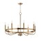 Maxim Lighting Frankie 8-Light Chandelier, Heritage 14498HR - alternate 1